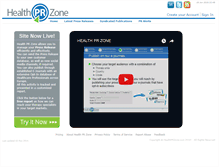 Tablet Screenshot of healthprzone.com